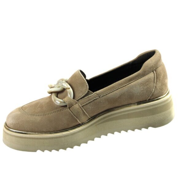 Softwaves Sahara Tan Suede Platform Loafer, Size 36 (US 6) - Picture 7 of 12